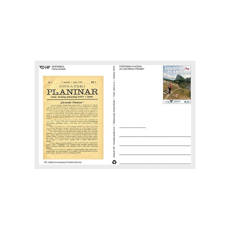 Chorwacja 2018, Góry, czasopismo górskie. Cp