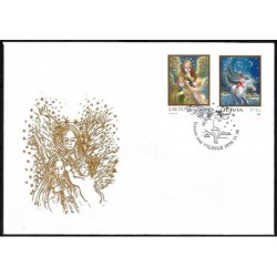 Litwa 1996, Boże Narodzenie. FDC