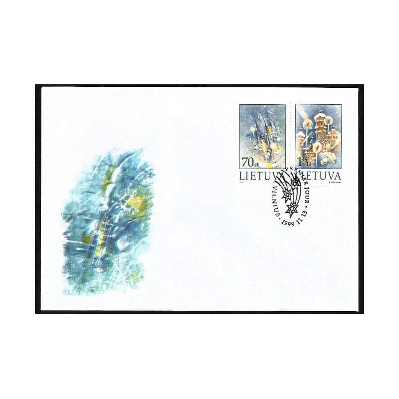 Litwa 1999, Boże Narodzenie. FDC