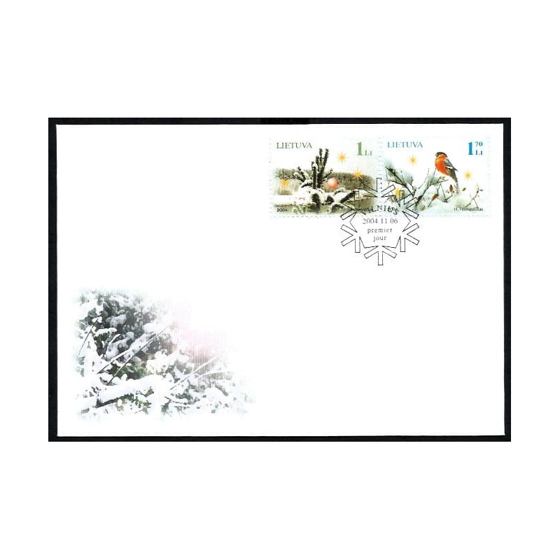 Litwa 2004, Boże Narodzenie. FDC