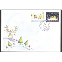 Litwa 2013, Boże Narodzenie. FDC