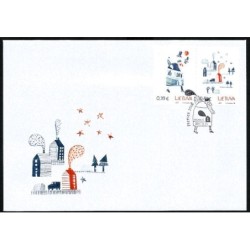 Litwa 2017, Boże Narodzenie. FDC