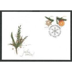 Litwa 2018, Boże Narodzenie. FDC