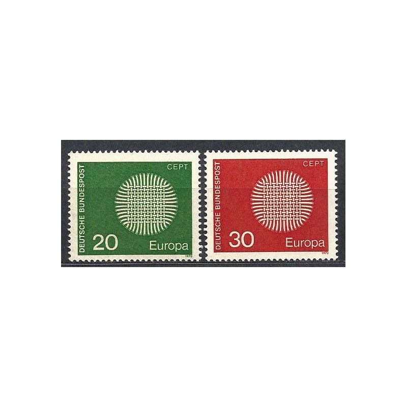 Niemcy 1970, EUROPA CEPT **