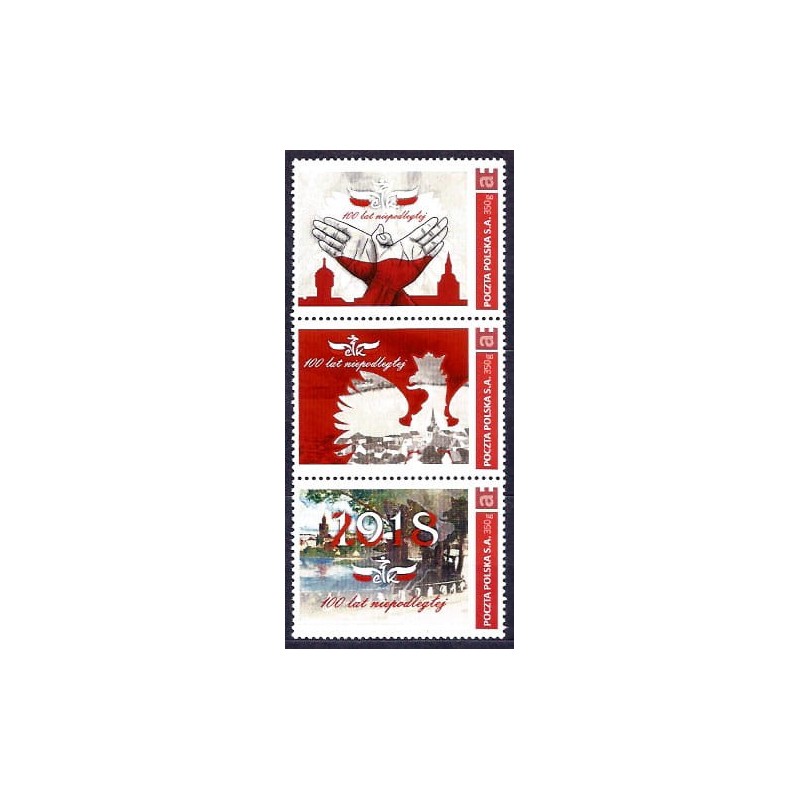 2018 Personalizowany. Ełk, niepodległość, 100 lat. Pasek