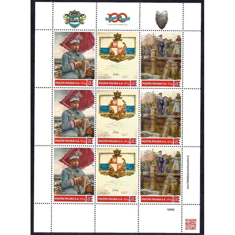 2020 Personalizowany. Puck, zaślubiny, morze. Arkusz