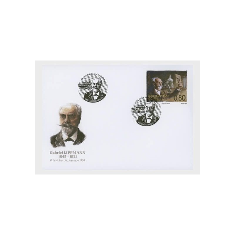 Luksemburg 2020, G. Lippmann, fizyka, Nobel. FDC