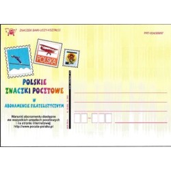 Kartka Piła 2002, Reklama, abonament, skoki, samolot