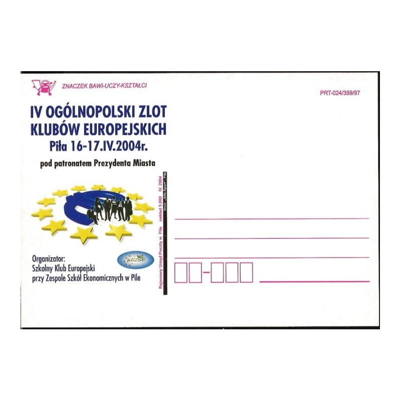 Kartka Piła 2004, Unia Europejska, zlot