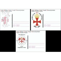 Kartka Katowice 2019, Templariusze, zakon. 3 kartki
