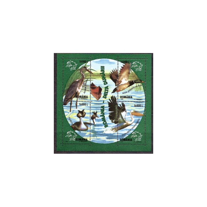 Rumunia 2004, Ptaki wodne. Blok **