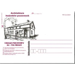 Kartka Piła 2001, Poczta, Miały, reklama