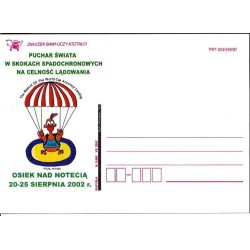 Kartka Piła 2002, Osiek, spadochron