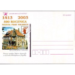 Kartka Piła 2003, Ujście, król Jagiełło
