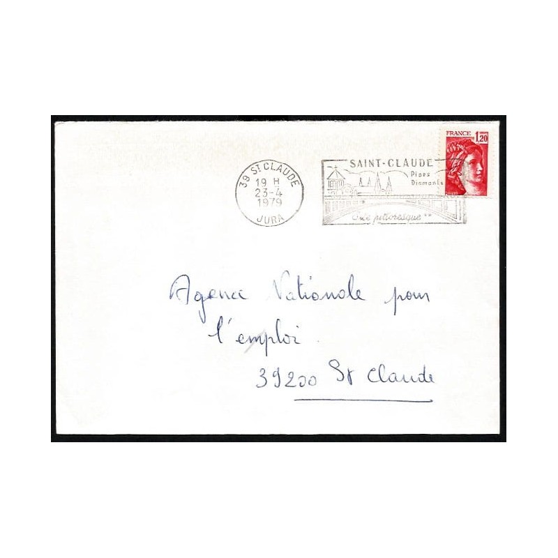 Francja 1979, Most, zabytki. St. Claude