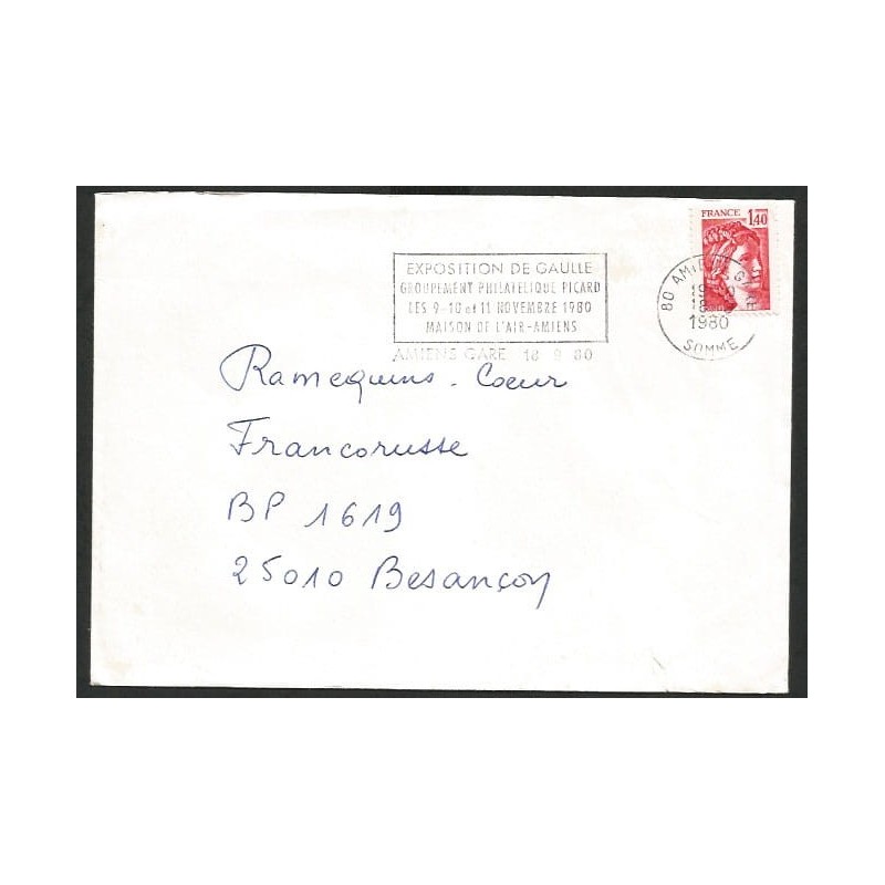 Francja 1980, Generał de Gaulle, prezydent. Amiens