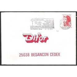 Francja 1983, Europa, miasta partnerskie. Awinion