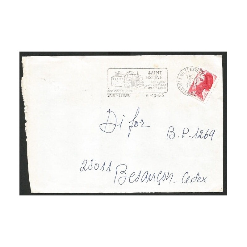 Francja 1983, Kościół romański. Saint Esteve