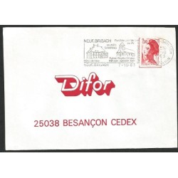 Francja 1983, Kościół, fortyfikacje Vauban. Neuf Brisach