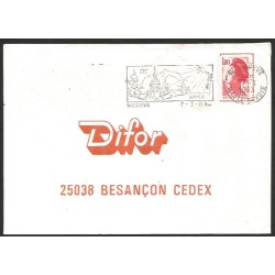 Francja 1983, Kościół, góry. Megeve