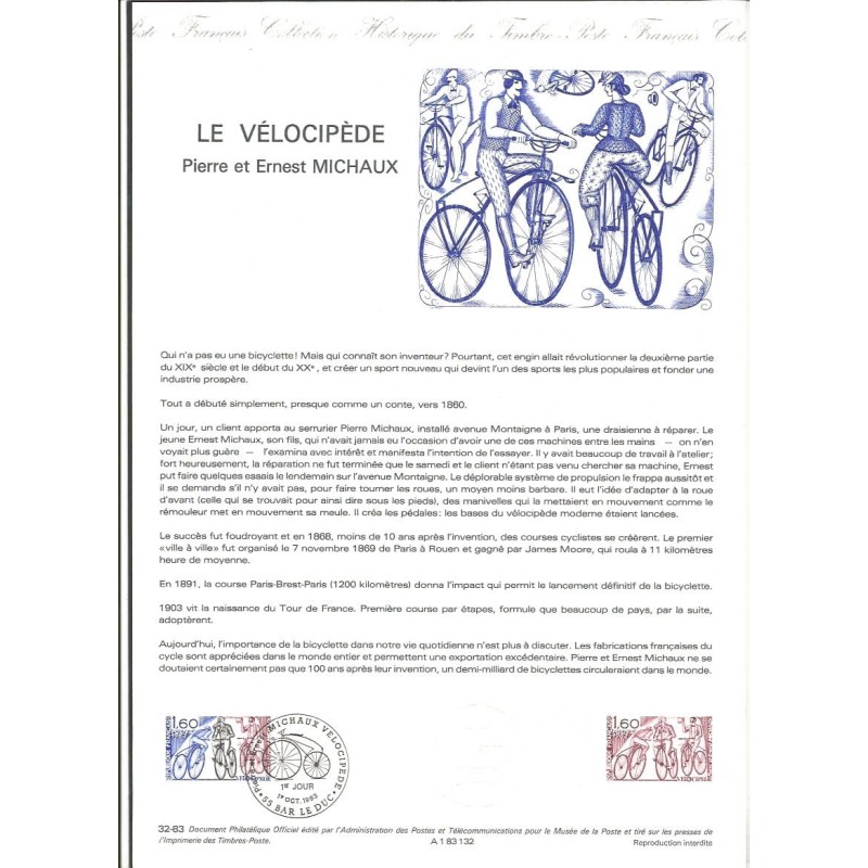 Francja 1983, Rower, kolarstwo. Dokument.