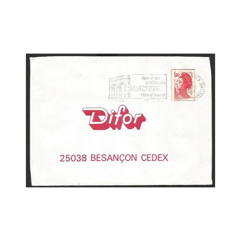 Francja 1983, Zabytki, architektura. Saintes