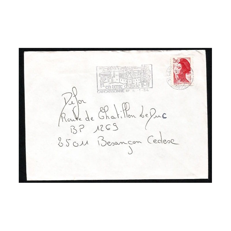 Francja 1984, Zabytki, zamek. Carcassonne