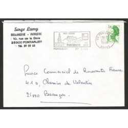 Francja 1985, Kościół, zamek. Pontarlier