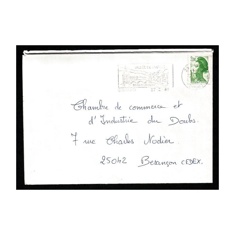 Francja 1988, Zabytki, most. Ornans