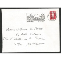 Francja 1993, Kościół, zamek. Domfront