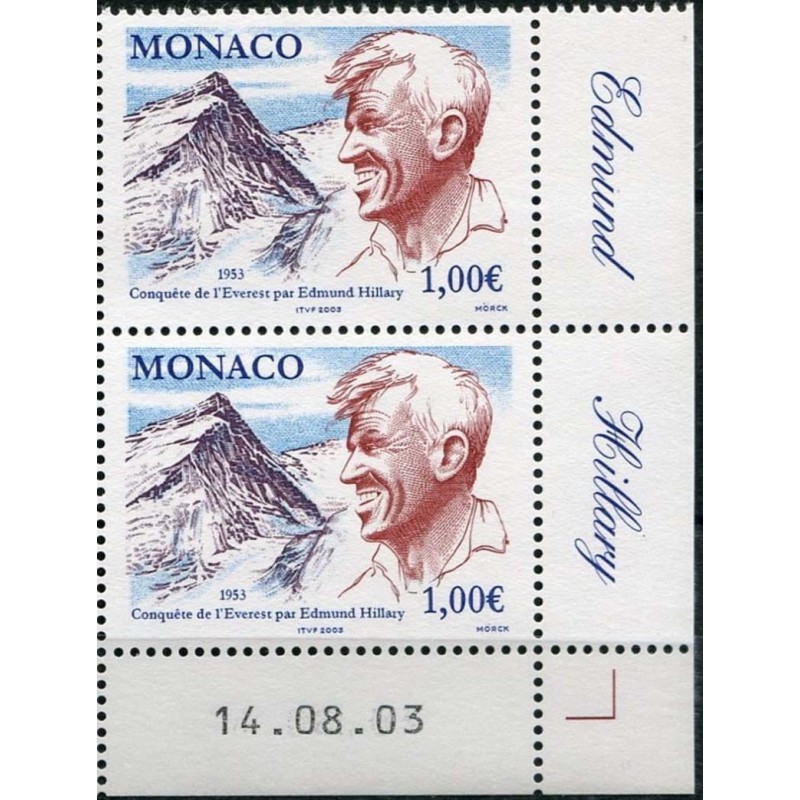 Monako 2003, Góry, Mount Everest, E. Hillary. Margines **