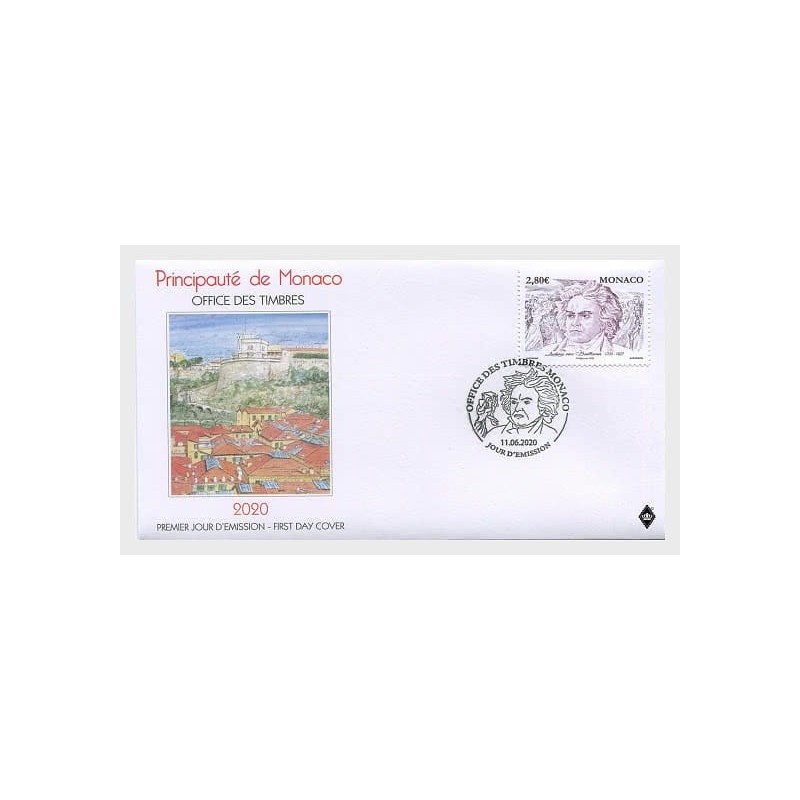 Monako 2020, Muzyka, L. van Beethoven. FDC