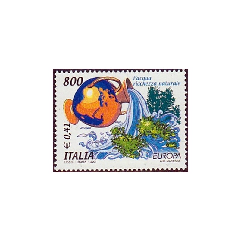 Włochy 2001, EUROPA CEPT: woda **
