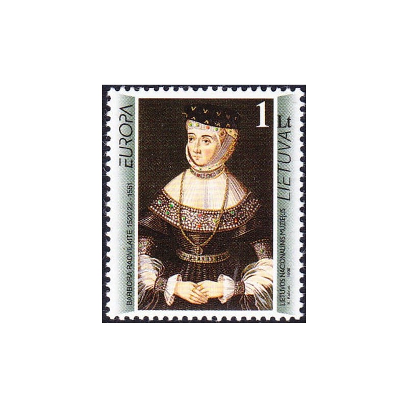 Litwa 1996, EUROPA CEPT: Barbara Radziwiłłówna **