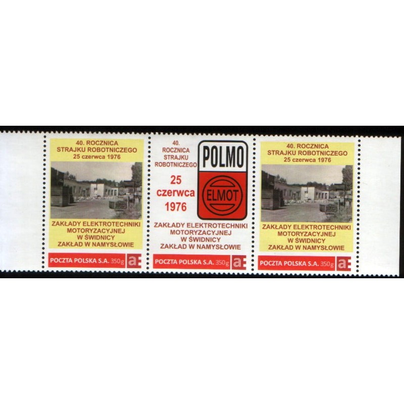 2016 Personalizowany. Namysłów, Świdnica strajk 1976. Pasek