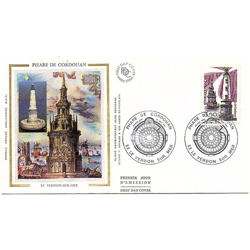 Francja 1984, Latarnia morska. FDC.