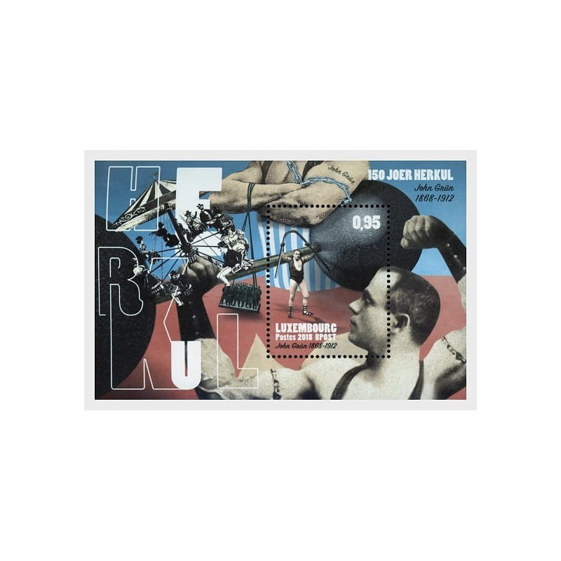 Luksemburg 2018, Ciężary, John Grun, najsilniejszy człowiek **