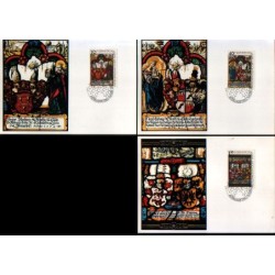 Liechtenstein 1979, Dawne herby rycerskie. Karty maksimum