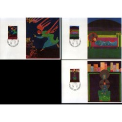 Liechtenstein 1980, Boże Narodzenie. Karty maksimum