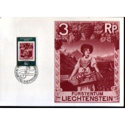 Liechtenstein 1980, Muzeum poczty. Karta maksimum