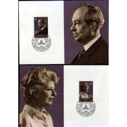 Liechtenstein 1983, Książę Franz Josef II. Karty maksimum
