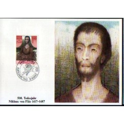 Liechtenstein 1987, Święty Mikołaj z Flue. Karta maksimum