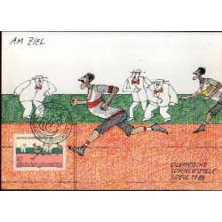 Liechtenstein 1988, Igrzyska olimpijskie Seul, lekkoatletyka. Karta maksimum