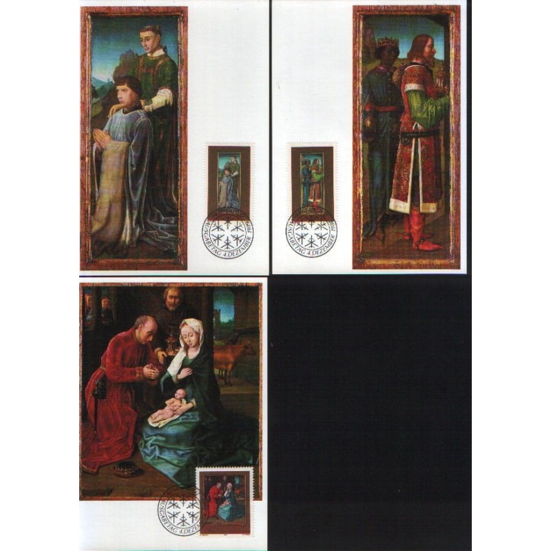 Liechtenstein 1989, Boże Narodzenie. Karty maksimum