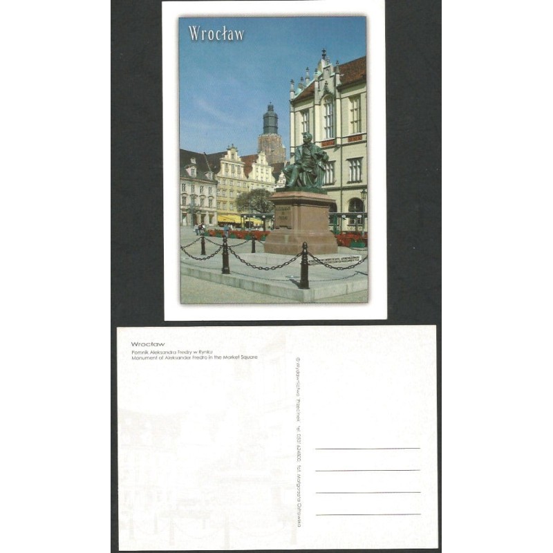 Wrocław, Rynek, Fredro, pomnik, Lwów