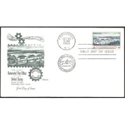 USA 1960, Zautomatyzowany urząd pocztowy. FDC