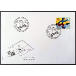 Szwajcaria 1997, Poczta, maskotka, ptak tukan. FDC