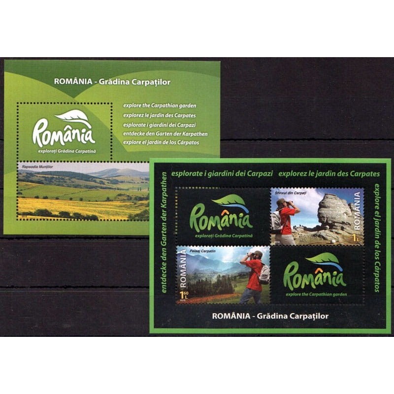 Rumunia 2010, Góry Karpaty, przyroda, skały. 2 Bloki **