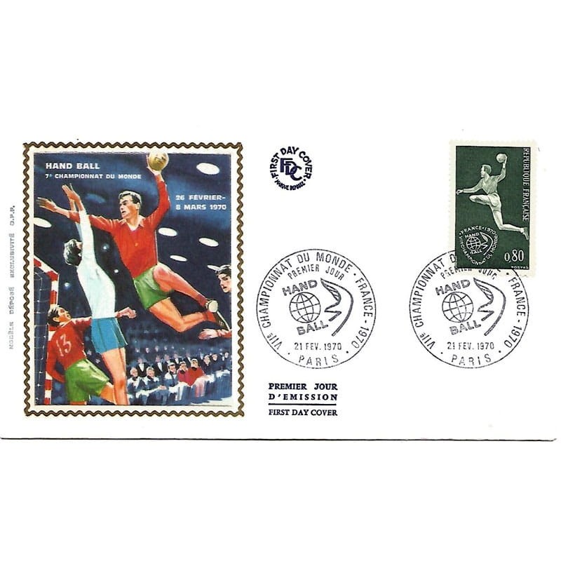 Francja 1970, Piłka ręczna, MŚ. FDC