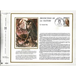 Francja 1978, Ptaki: sowa. Karnet